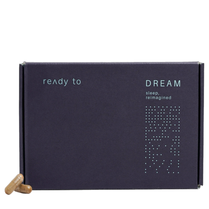 Ready To Dream natural melatonin sleep tablets for adults with low dose 7-hour sustained release melatonin, Sensoril ashwagandha, vitamin b6, hops, valerian root and chamomile to combat insomnia.